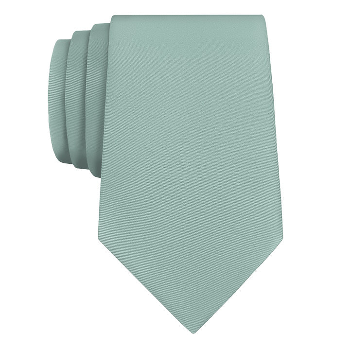 Azazie Aqua Necktie - Rolled - Knotty Tie Co.