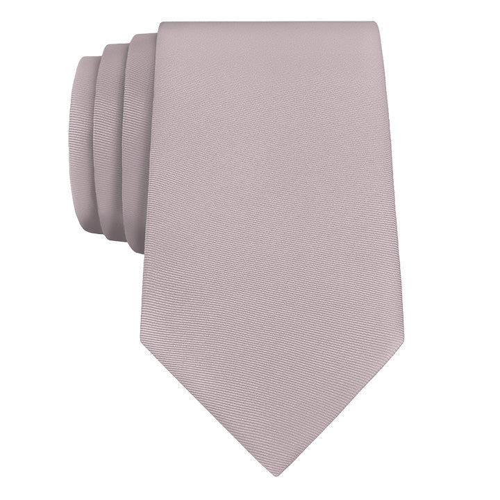 Azazie Frosted Lilac Necktie - Rolled - Knotty Tie Co.