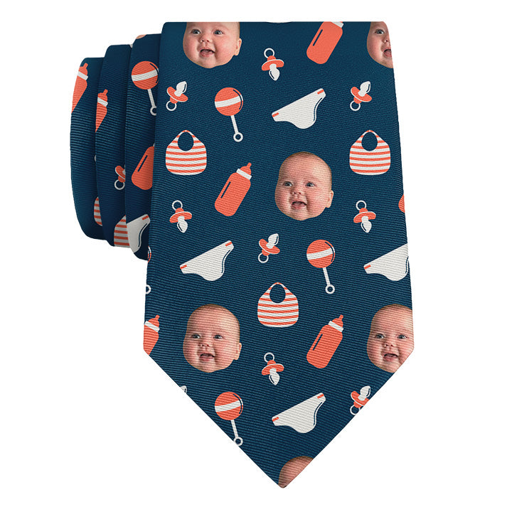 Baby Fever Photo Tie - Rolled - Knotty Tie Co.