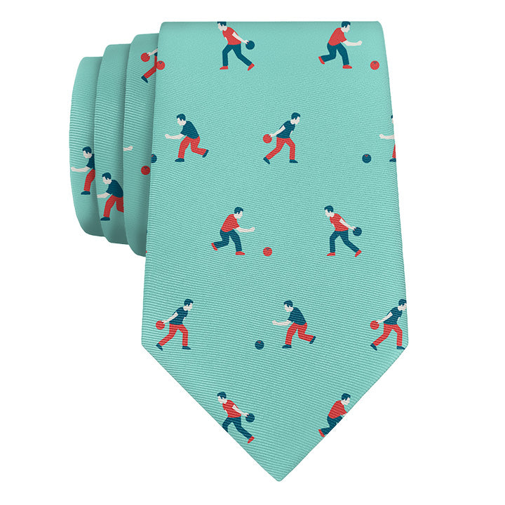 Bowling Necktie - Rolled - Knotty Tie Co.