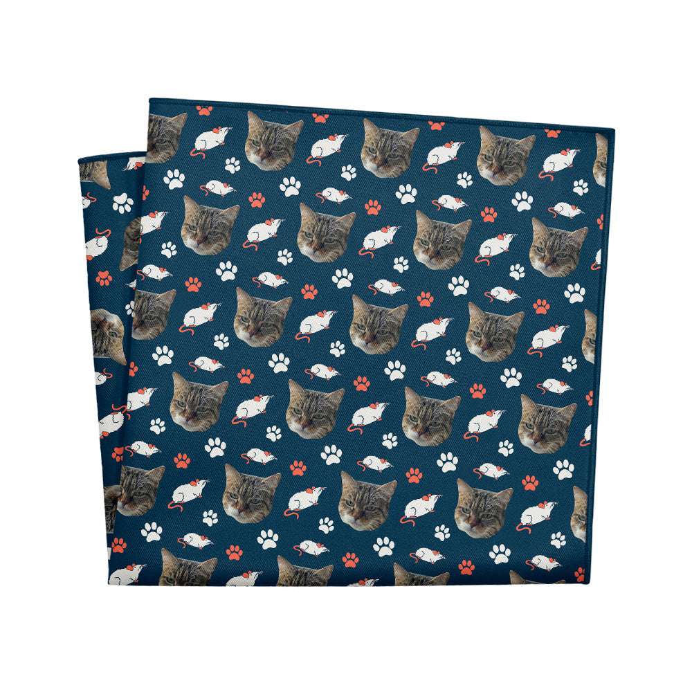 Mouse Trap Photo Pocket Square - 12" Square - Knotty Tie Co.