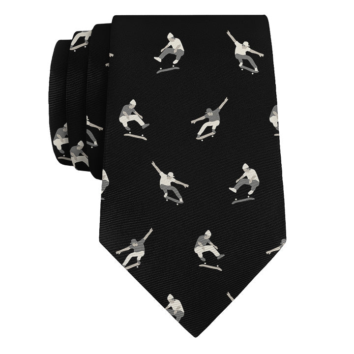 Skateboarding Necktie - Rolled - Knotty Tie Co.